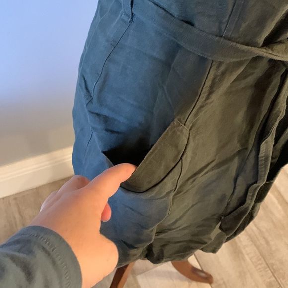 [Marvin Richards] Green Military Belted Dress - Size 4 - Picture 3 of 6